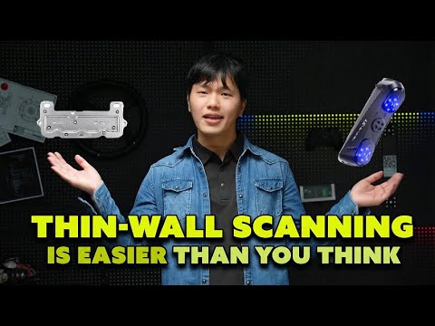 5 Minutes to Master Two Easy Methods for Scanning Thin-Walled Parts with Creality 3D Scanner