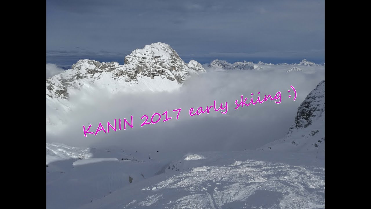 KANIN Slovenija 2017 - prvo jesensko smučanje / first skiing, autumn 2017.  Beautyfull :)