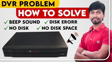 How To Solve CP Plus DVR  Beeping Problem | Disk Error | No Disk Space