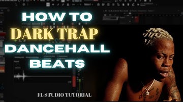 How To Make A Dark Trap Type Dancehall Riddim With Stock Plugins | FL Studio Tutorial 2024