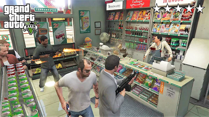 GTA 5 - Franklin, Lamar, Michael, Trevor, Ron and ...
