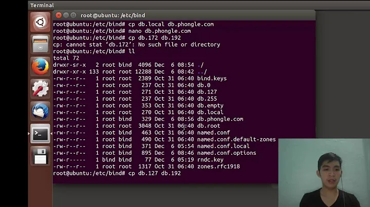 Setting up network with DNS on Linux Ubuntu 14.04