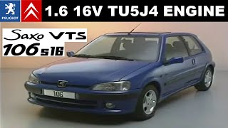 Présentation du moteur TU5J4 (106 S16, Saxo VTS) 1996