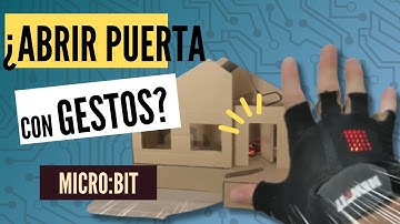 Proyecto de Robótica con MICROBIT para niños - Cómo Activar MECANISMOS con GESTOS a distancia