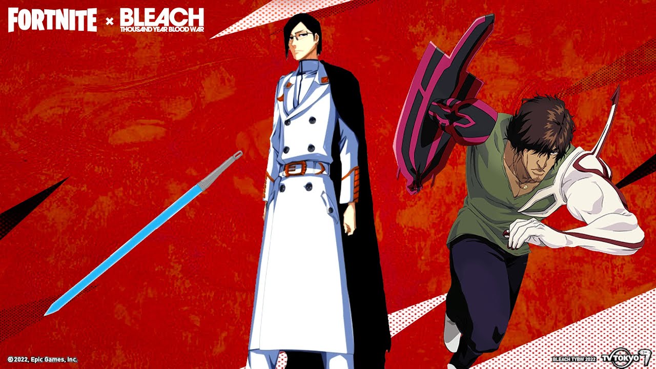 Fortnite x BLEACH TYBW Chad & Uryū Skin Bundle... YouTube