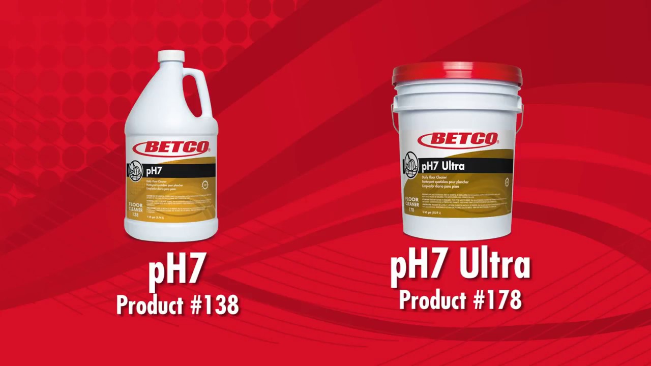 Betco pH7 and pH7 Ultra Floor Cleaners YouTube