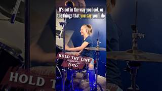 Toto - Hold The Line Drum Cover Drummer Cam Played Live By Teen Drummer