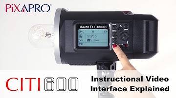 How To Navigate The CITI600 Menu System (Instructional video)