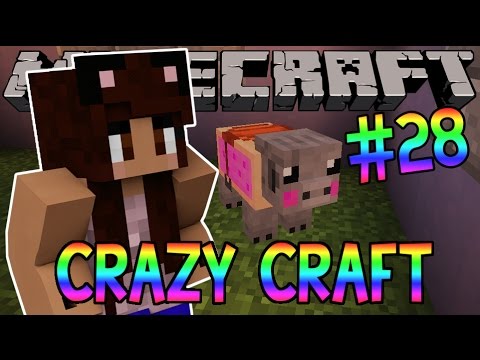 Minecraft: YouTuber Survival #28 - New Pet (Minecraft Crazy Craft 3.0 ...