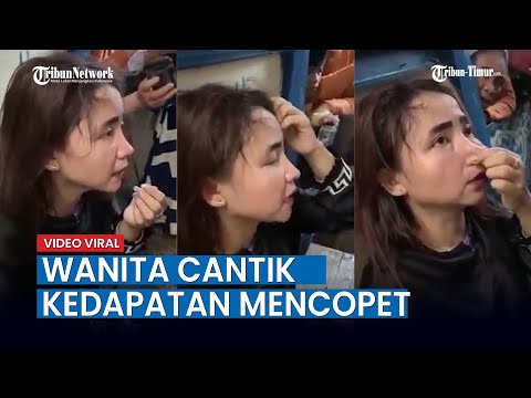 Viral, Kedapatan Mencopet  di Pasar Sentral, Wanita Cantik Diamankan Petugas di Makassar