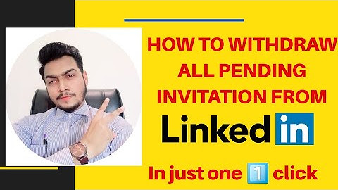 How to Withdraw All Pending Invitation From LinkedIn | Vrajesh Chauhan