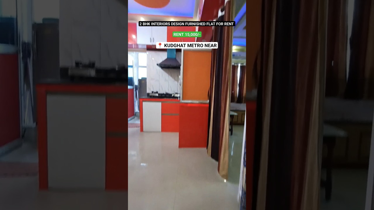 2 BHK interiors design Full Furnished flat rent in Kudghat Metro Flat