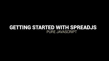 Getting Started with SpreadJS