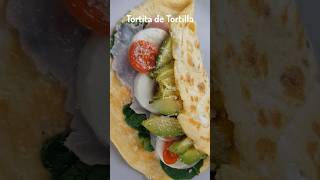 TORTITA de TORTILLA rellena Idea de Cena Rápida #receta #cena #yoyomismaymiscosas