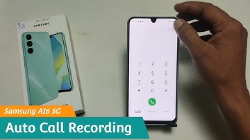 Samsung Galaxy A16 5g Auto Call Recording || Samsung A16 Call Recording Settings || Samsung A16