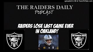 Raiders lose last game in oakland