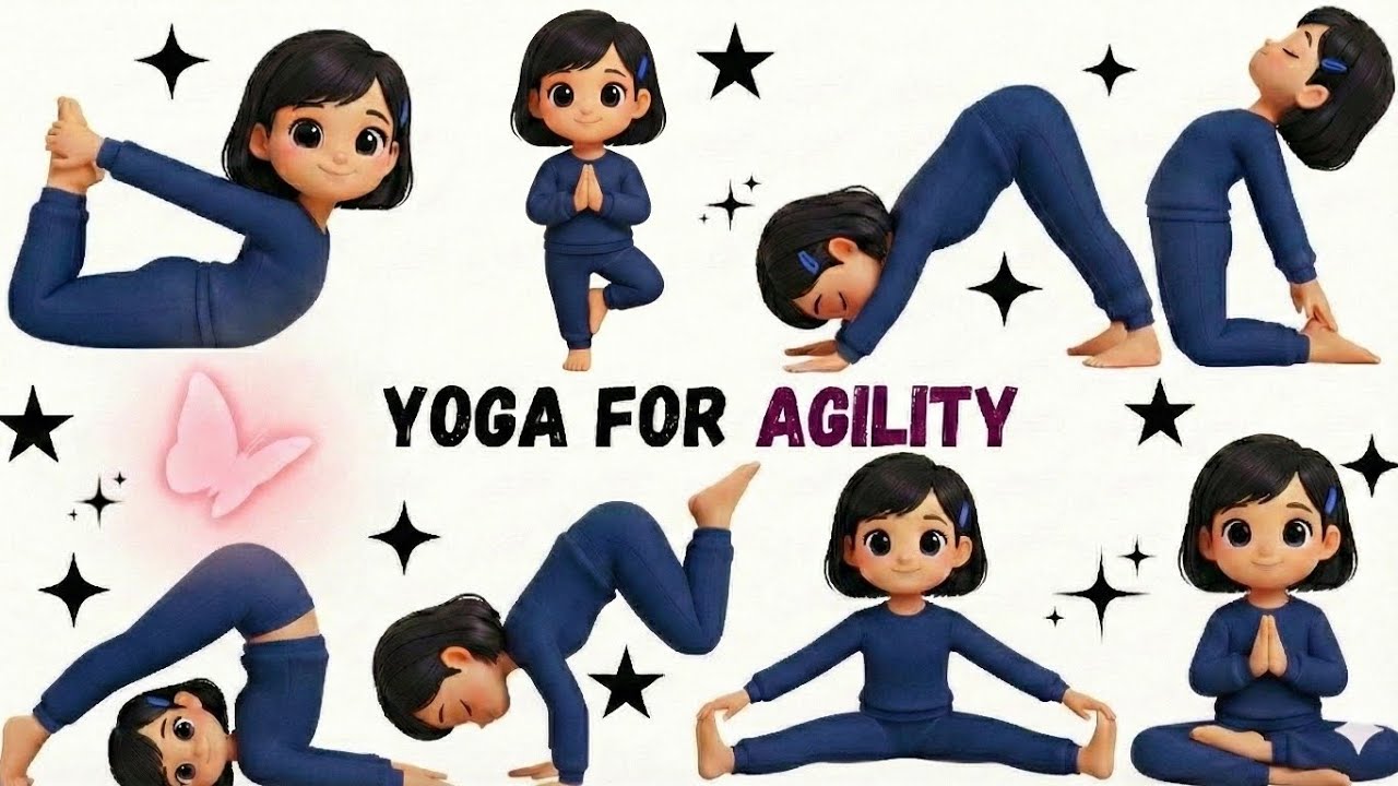 Kids Yoga Tutorial Yoga for Kids Beginners | Simple Daily Routine. #yoga #yogaforkids # ...