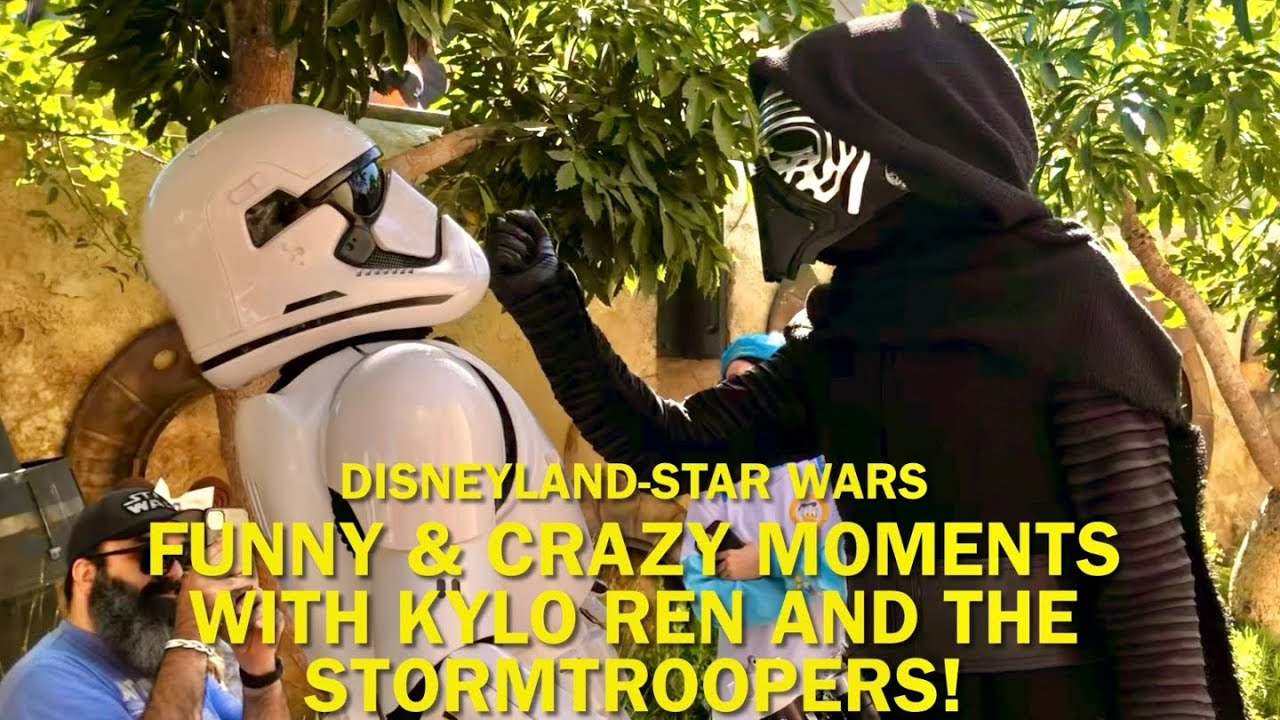 Kylo Ren Tries to Choke Stormtroopers and More CRAZY Stormtrooper Moments at Disneyland! 