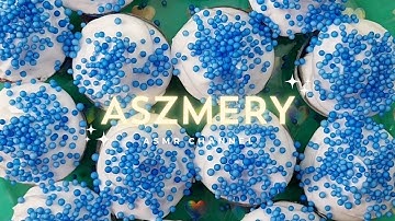 Foam Dessert | Cracking wax with cloudy foam and blue sprinkle | Relaxing ASMR video