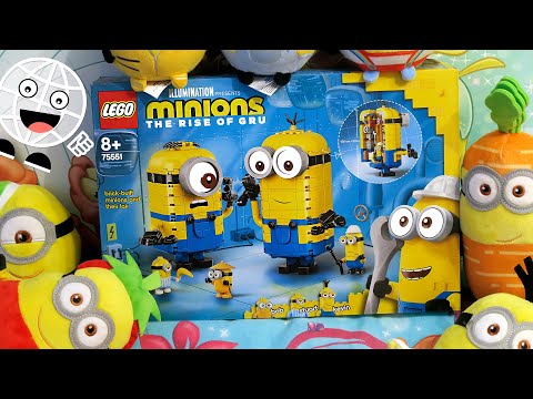 Видео: Огромные МИНЬОНЫ Трансформеры из Лего! Lego Minions 75551 Фигурки миньонов и их дом