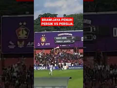 Stadion Brawijaya Kediri Penuh Laga Persik vs Persija