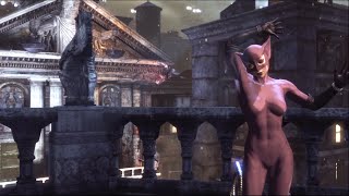 BATMAN: ARKHAM CITY - Rooftop Rumble | PERFECT COMBAT (Catwoman: Long Halloween)