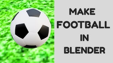 How to make FOOTBALL in Blender #3danimation #blendertutorial#blender #football #soccer #ball