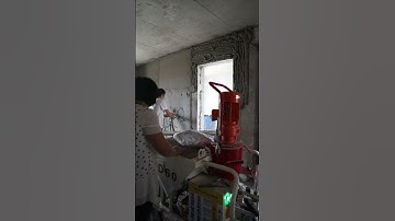 #machine #plastering #rendering #plasteringwork #renderings #plasterer #gypsum #automatic #wall