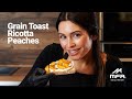 This Ricotta Peach Toast is Ridiculously Easy to Make