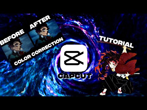 my cc/color correction capcut tutorial #amv #capcut  #tutorial