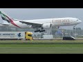 BOEING 777 EMIRATES NAIROBI TO AMSTERDAM LANDING SCHIPHOL AIRPORT A6EFX #automobile #aviation #777