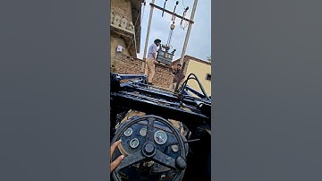 Transformer installation using Machine || Lineman universe || #lineman #shorts #ytshorts