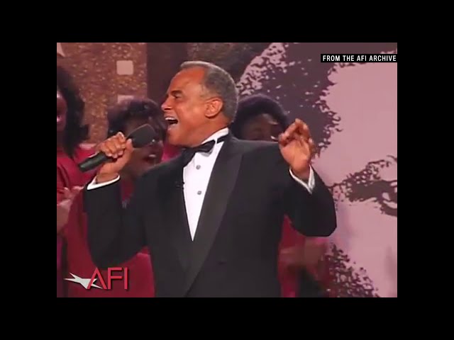 Harry Belafonte Sings Amen at Sidney Poitier's AFI Life Achievement Award Tribute class=