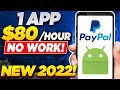 Get Paid $80/hr With this 1 FREE App Doing Nothing! (Make Money Online 2022 For Lazy People!)