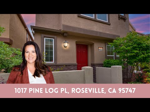 1017 Pine Log Pl, Roseville, CA home video tour