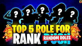 TOP 5 ROLES FOR RANK PUSH IN RANDOM ROLES 🤩 // #supersushindi #rankpush #supersusgameplay #top5 #sus screenshot 1