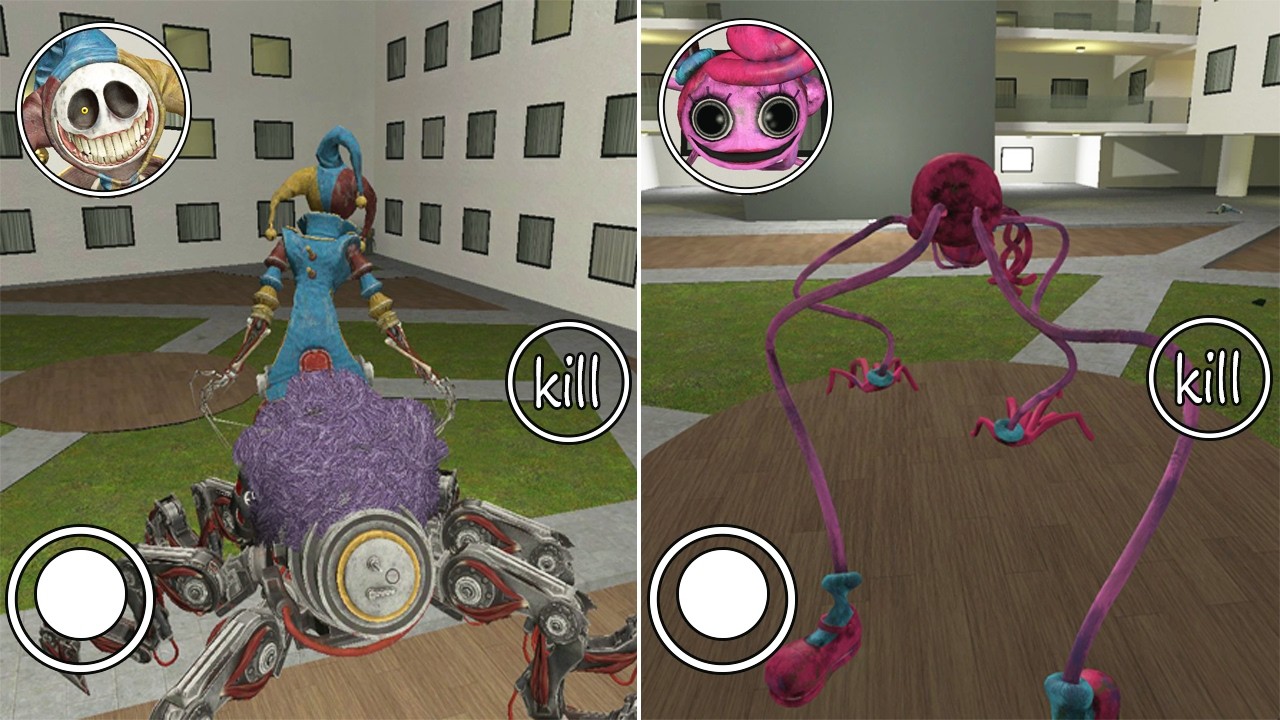 Playing As Mommy Long Legs Vs Playing As The Prototype Liminal Hotel in Garry'S Mod!?