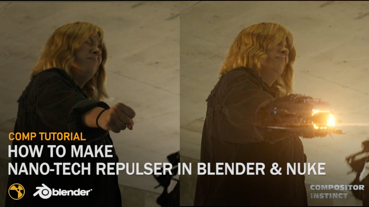 How to Make a Nano-Tech Repulsor and Effect | Blender & Nuke | PART - 1 ...