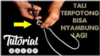 Tutorial sulap TALI PUTUS NYAMBUNG LAGI(Magic trick with rope)