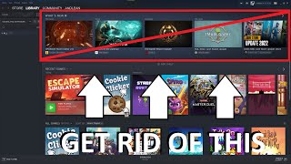 [Outdated] Remove 'What's New' Shelf from Steam Library