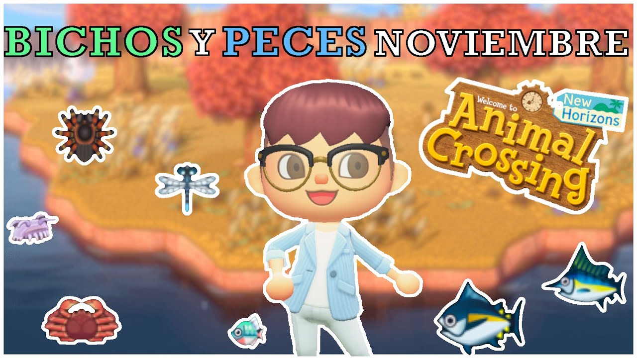 🐠TODOS LOS BICHOS, PECES Y CRIATURAS SUBMARINAS DE NOVIEMBRE ANIMAL CROSSING NEW HORIZONS | Cabuig |