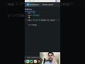 Python f String interview question #python #programming #coding #datastructures