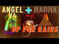 Blox Fruits THE MOST OP BUILD FOR RAIDS SOLOING (Magma v2 + Angel v4 strat)
