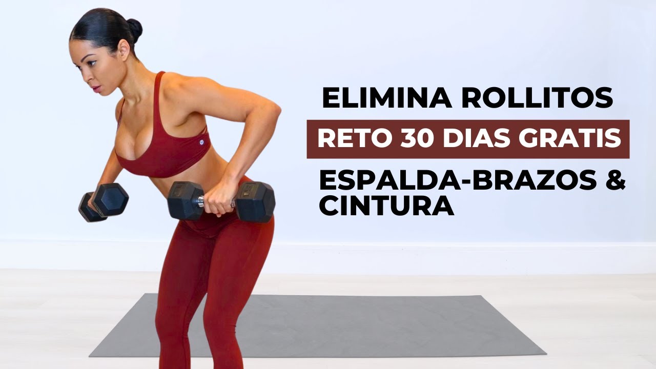 Ejercicios para ADELGAZAR Brazos y Espalda🔥 Reduce Cintura y Elimina los Gordos