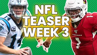 NFL Week 3 Two-Team Teaser | NFL Expert Picks Today