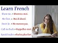 Learn COMMON FRENCH Sentences and Phrases for Everyday life CONVERSATIONS | Learn French