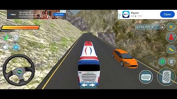 Real Coach Bus Simulator 3D - Bus Offroad Games 2026 - Bus Game Video Andriod Gameplay