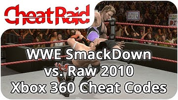 WWE SmackDown vs. Raw 2010 Cheat Codes | Xbox 360