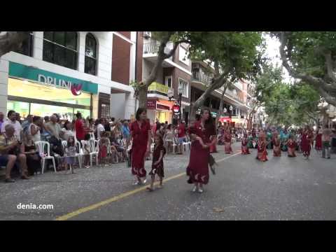 Desfile Infantil Moros y Cristianos Dénia 2015: Filà Alkamar