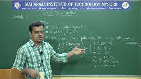 General File API | CS | V | UNIX PROGRAMING | 18CS56